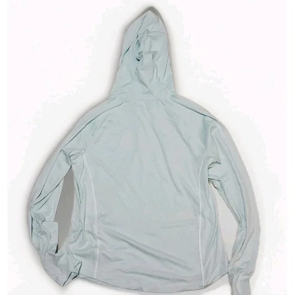 UNDER ARMOUR Large Women's Mint Green Lightweight Hooded Pullover Loose Size L - Picture 3 of 8